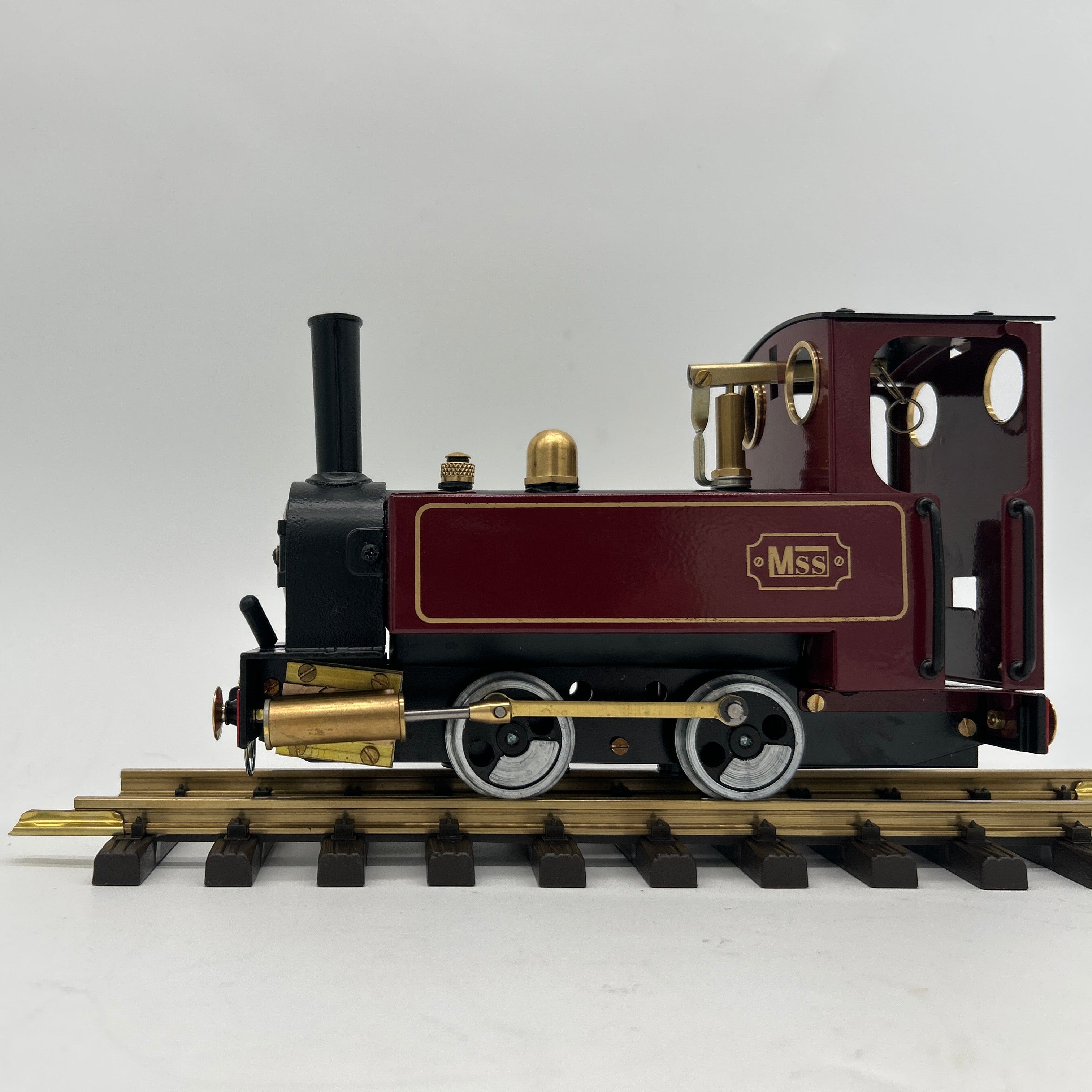 MSS 0-4-0 Steam Locomotive Built Gauge 1 - Maroon – Milbury Model Company