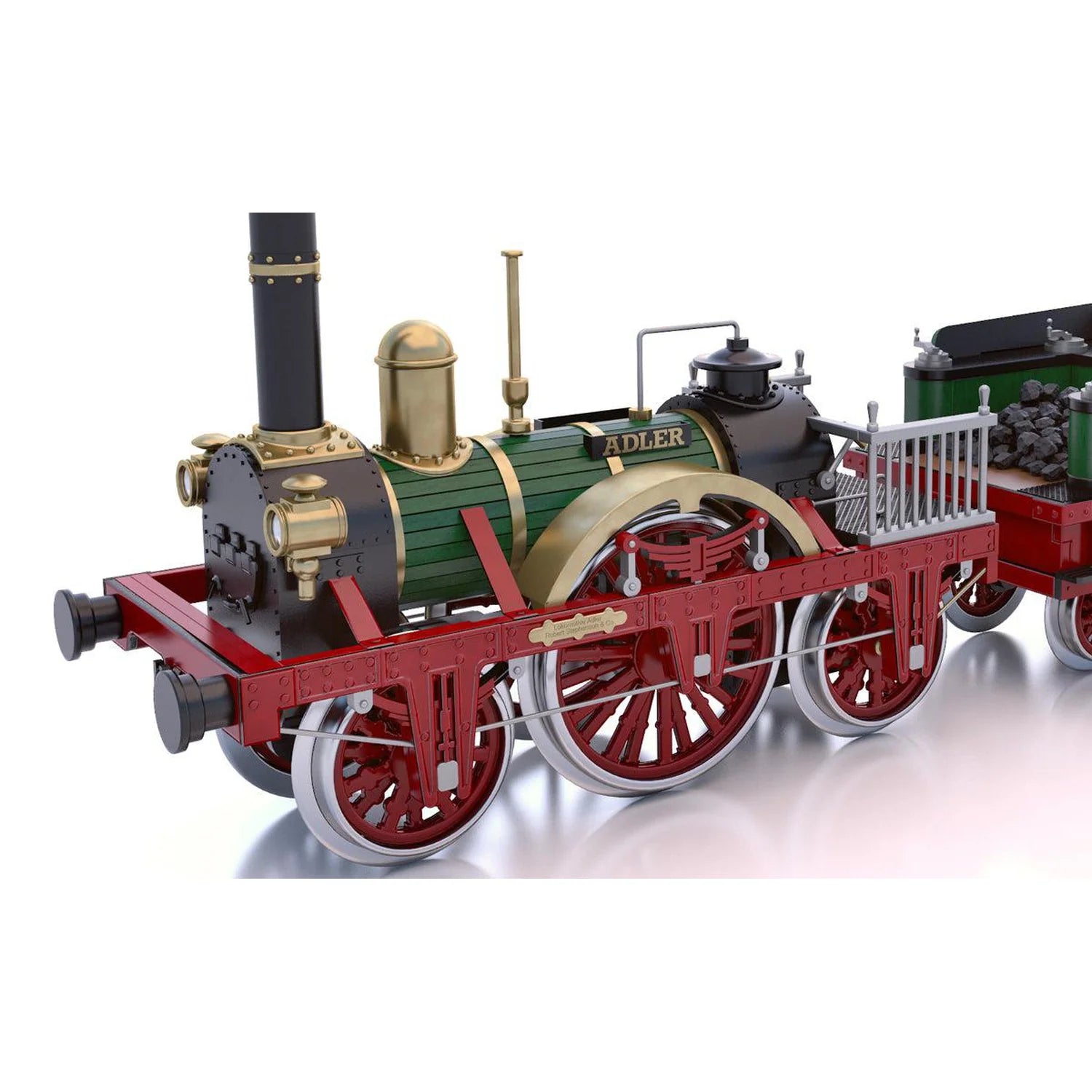 OcCre 1:24 Adler Steam Train Locomotive Model Kit – Milbury Model OcCre 1:24 Adler Steam Train Locomotive Model Kit – Milbury Model