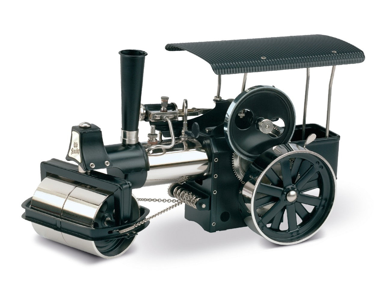 Steamroller Scale Model Wilesco D368 Steam Roller Black/Nickel – Milbury Model Company