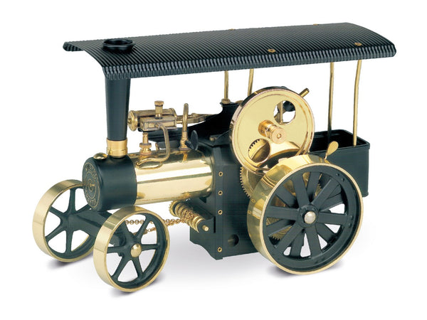 Wilesco D406 Steam Traction Engine Black/Brass – Milbury Model Company