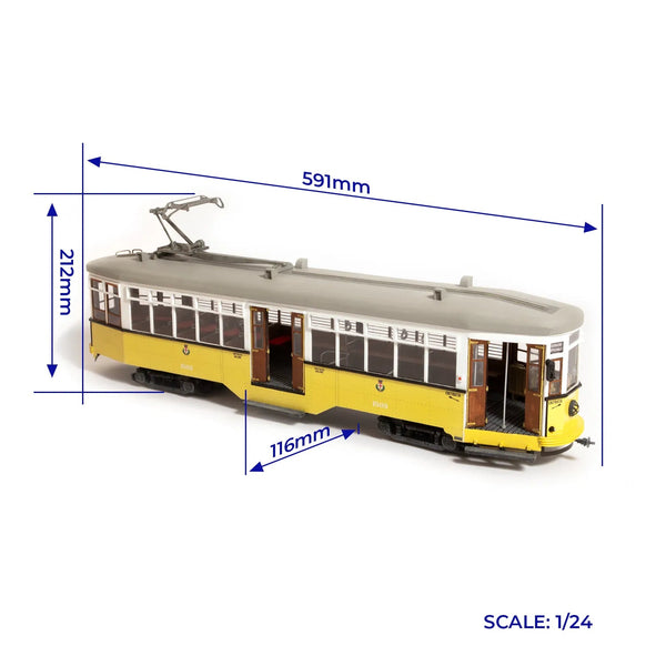 OcCre 1:24 Milano Tram Model Kit – Milbury Model Company