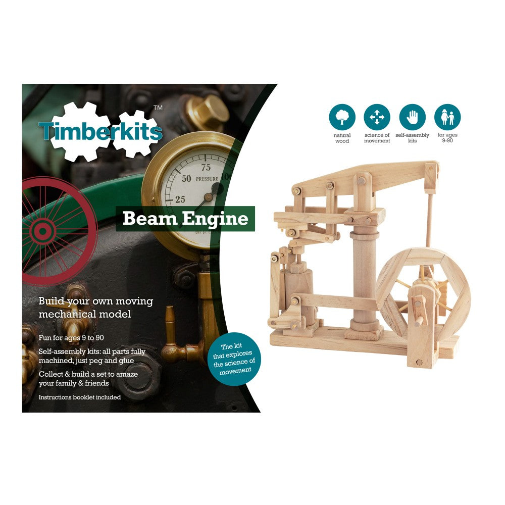Timberkits Beam Engine Wooden Kit – Milbury Model Company